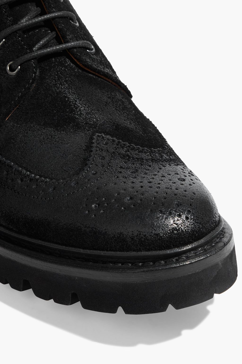 GRENSON Emmaline distressed suede ankle boots