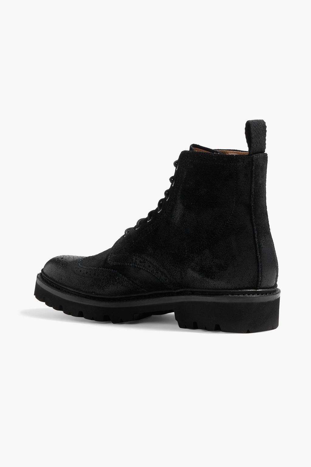 GRENSON Emmaline distressed suede ankle boots
