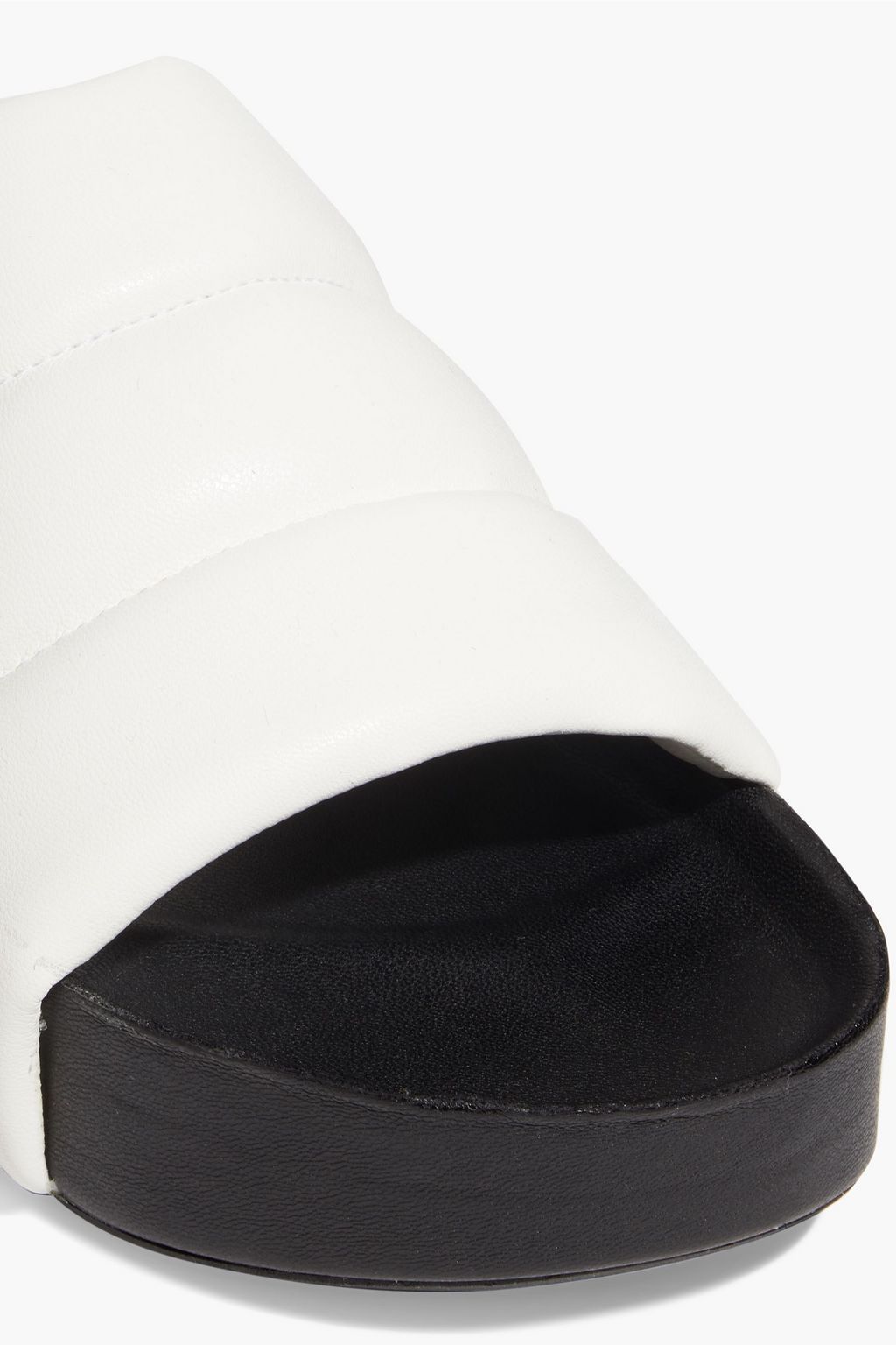 SIMON MILLER Vegan Dip faux leather slides