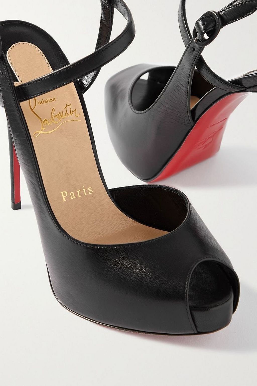 CHRISTIAN LOUBOUTIN Jenlove Alta 120 leather pumps
