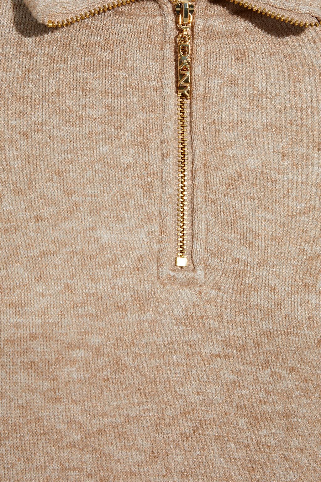 DKNY Mélange stretch-knit mini dress
