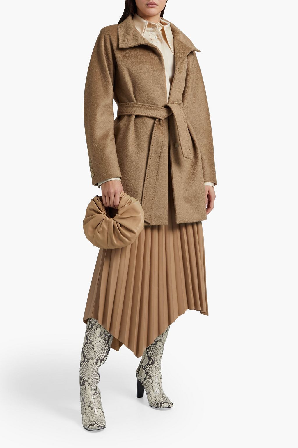 MAX MARA Belted camel hair coat