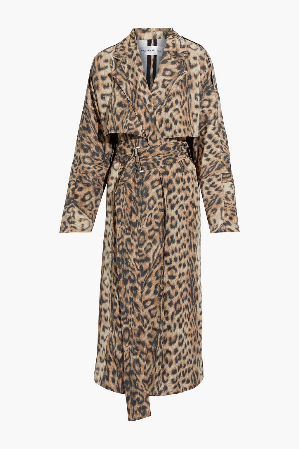 Tiger print trench coat outlet