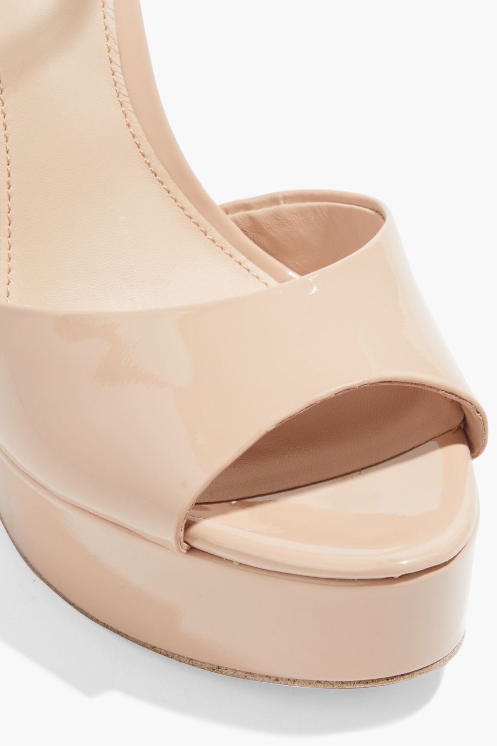 RACHEL ZOE Margo patent-leather platform sandals