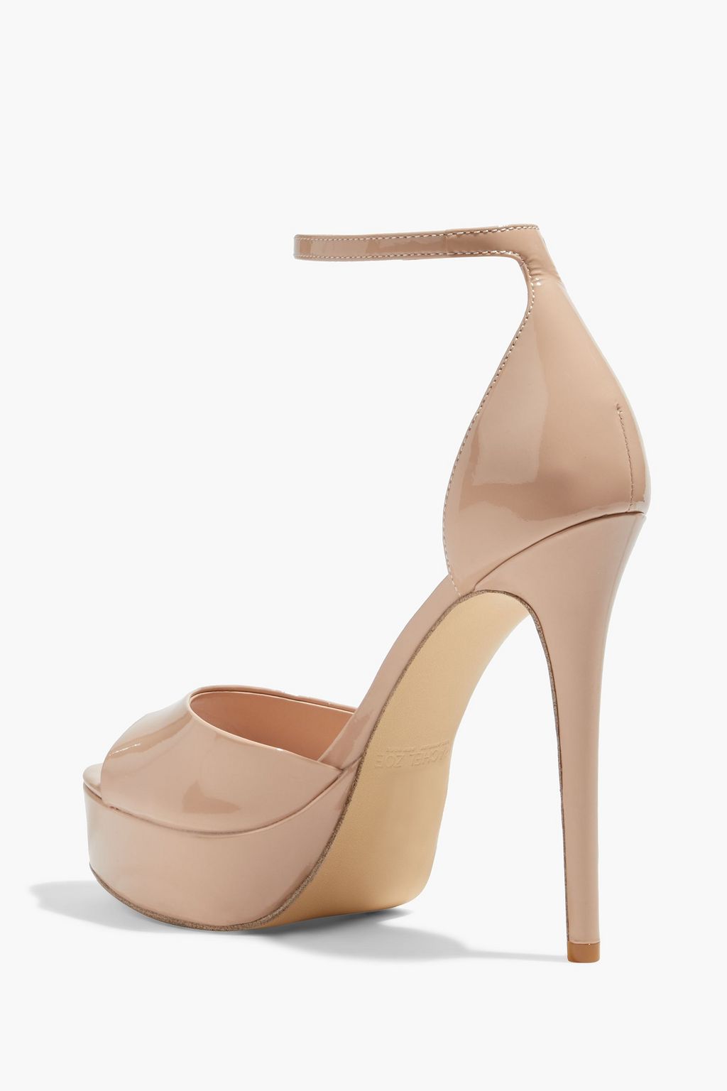 RACHEL ZOE Margo patent-leather platform sandals