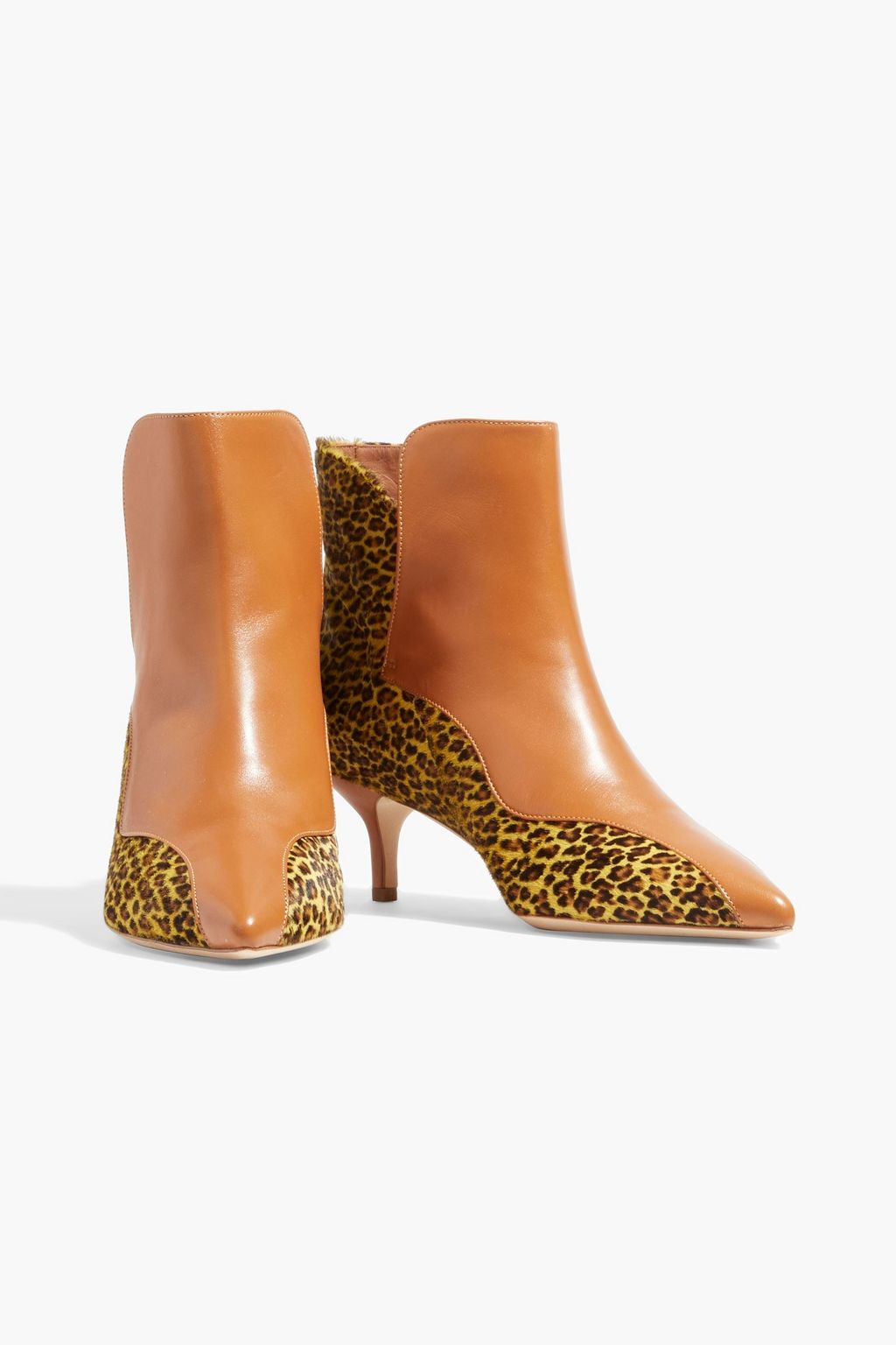 MALONE SOULIERS Jordan 45 leopard-print calf hair and leather ankle boots