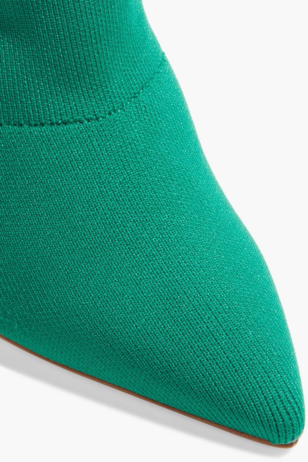 MALONE SOULIERS Mariah 100 jacquard-trimmed stretch-knit sock boots