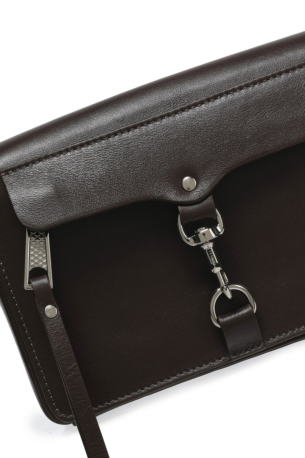 REBECCA MINKOFF M.A.B. mini pebbled-leather shoulder bag