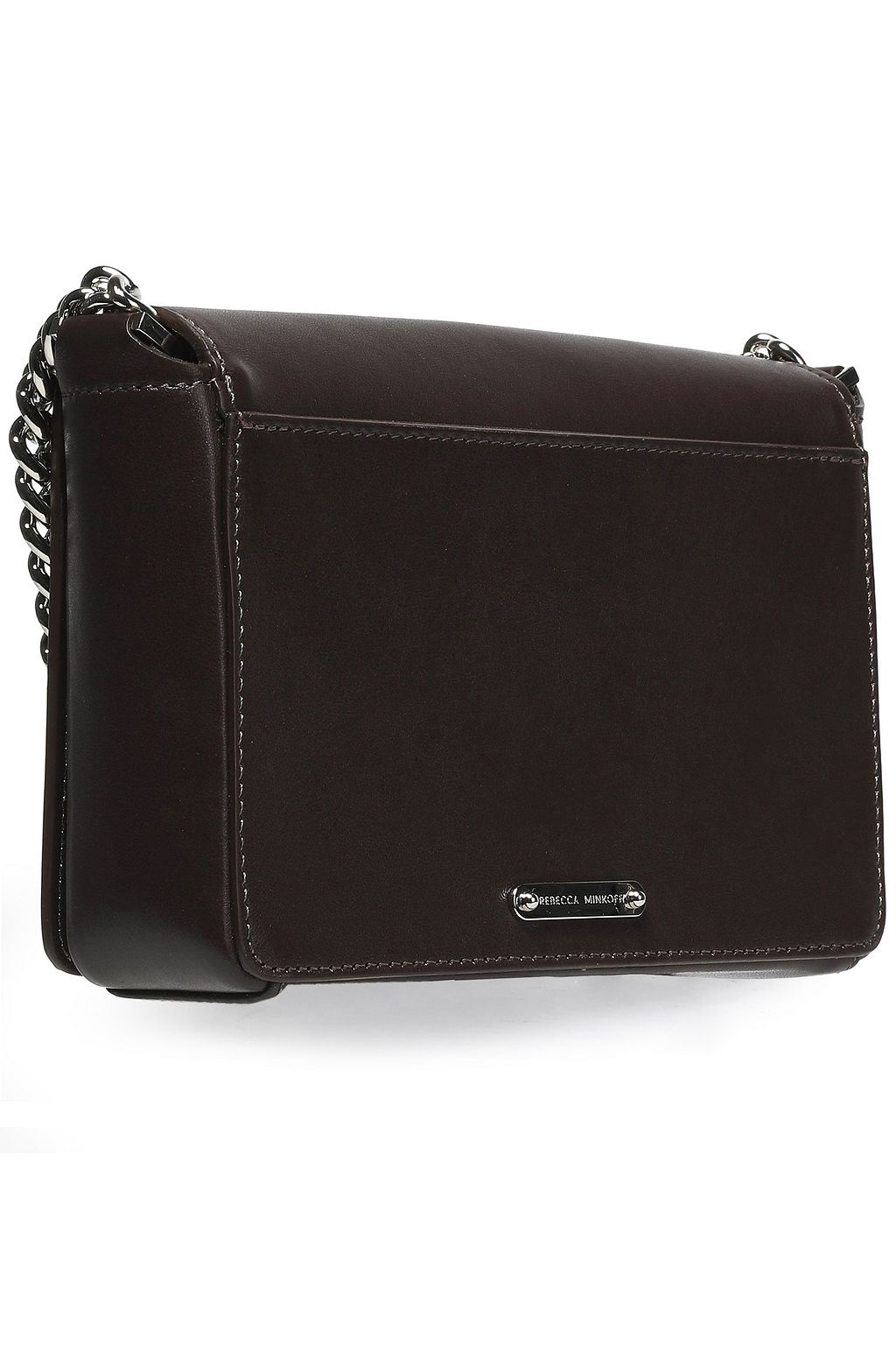 REBECCA MINKOFF M.A.B. mini pebbled-leather shoulder bag