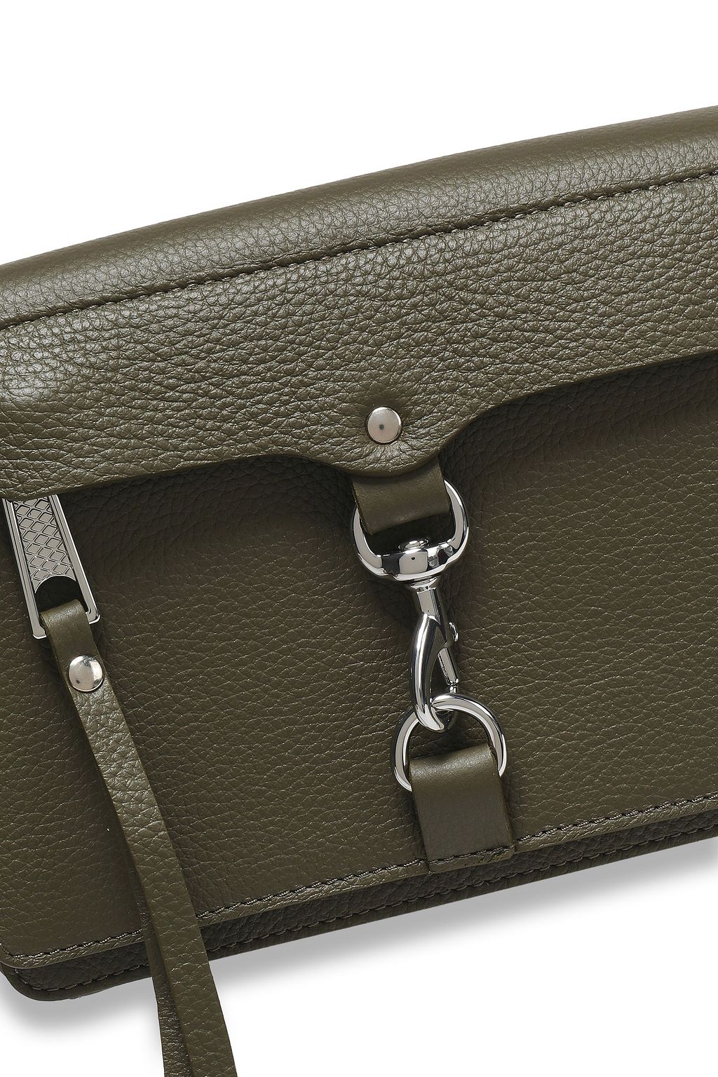 REBECCA MINKOFF M.A.B. mini pebbled-leather shoulder bag
