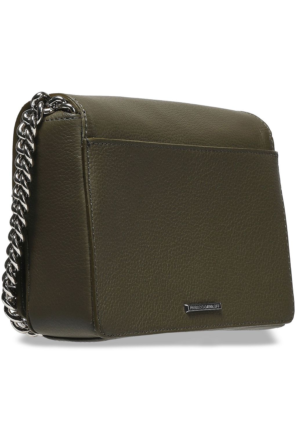 REBECCA MINKOFF M.A.B. mini pebbled-leather shoulder bag