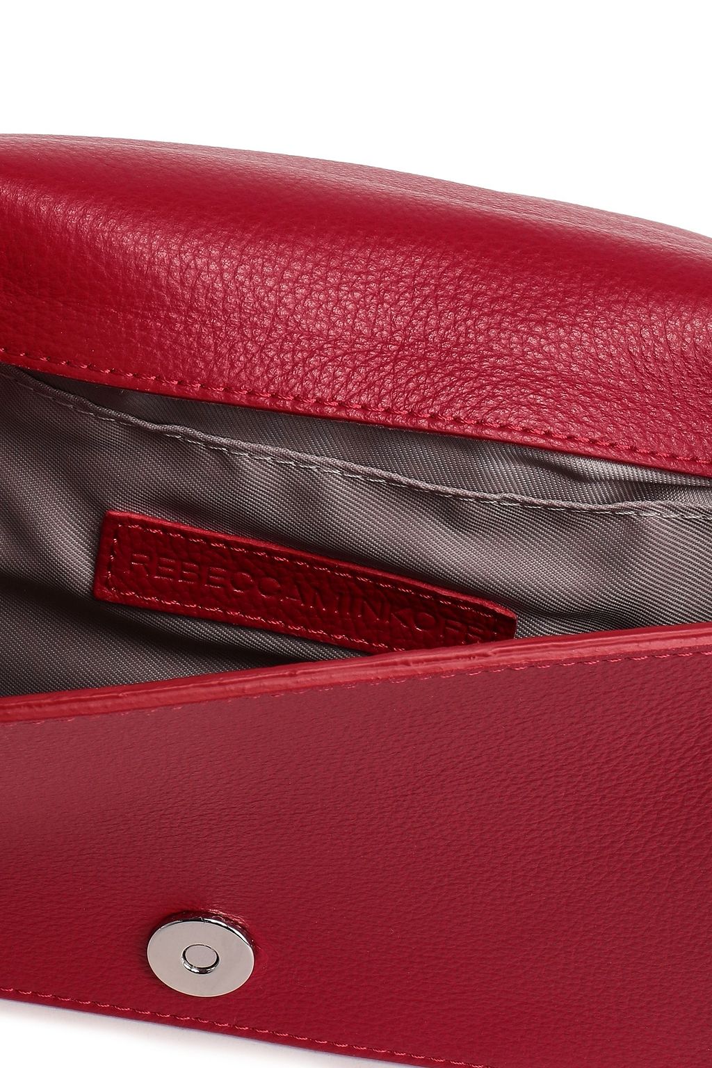 REBECCA MINKOFF M.A.B. mini pebbled-leather shoulder bag