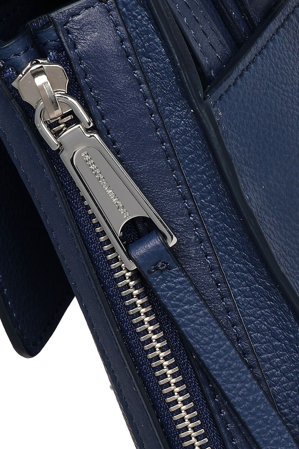 REBECCA MINKOFF Textured-leather backpack