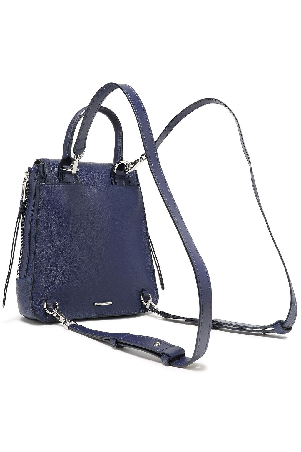 REBECCA MINKOFF Textured-leather backpack