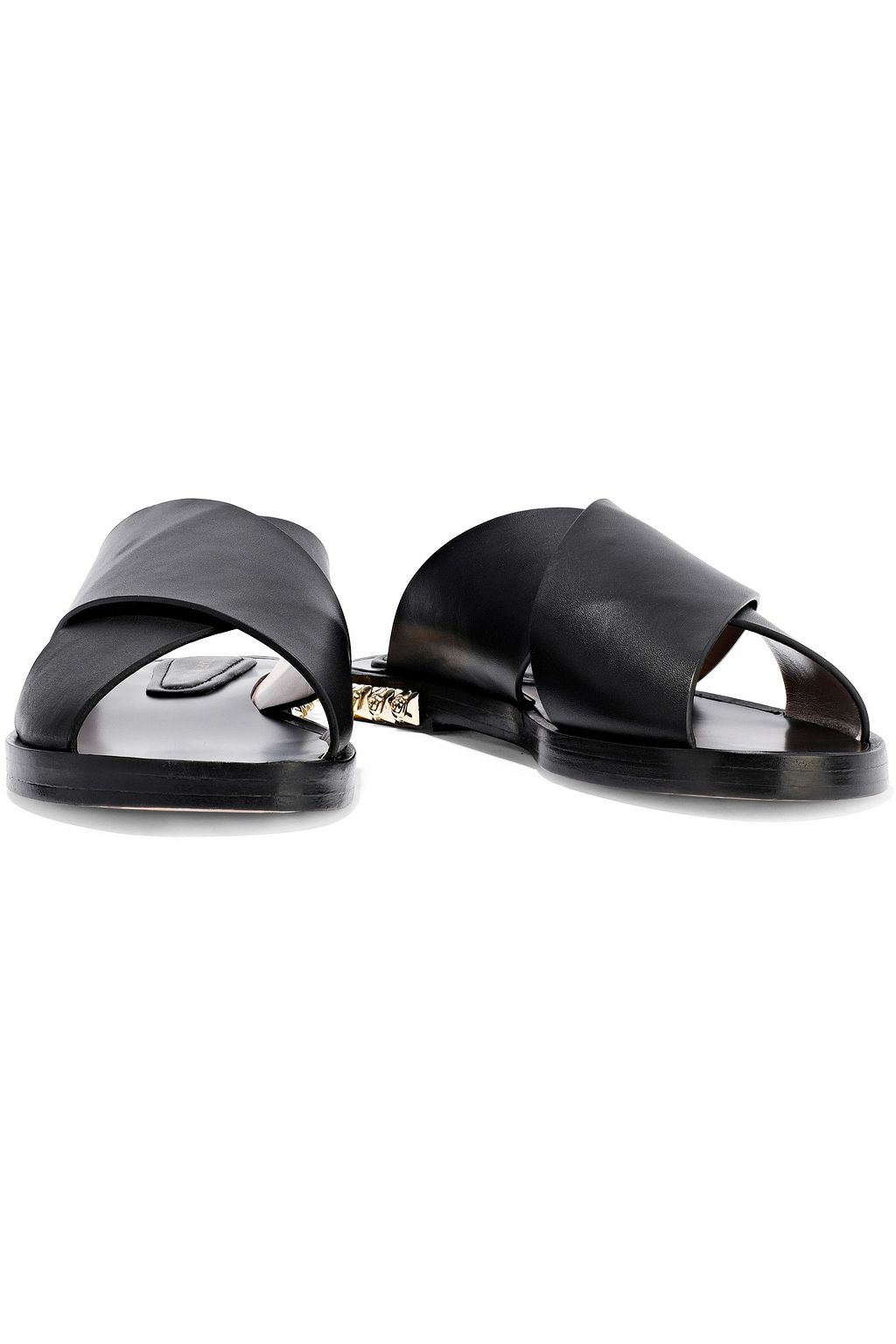 stuart weitzman rockrose leather slides