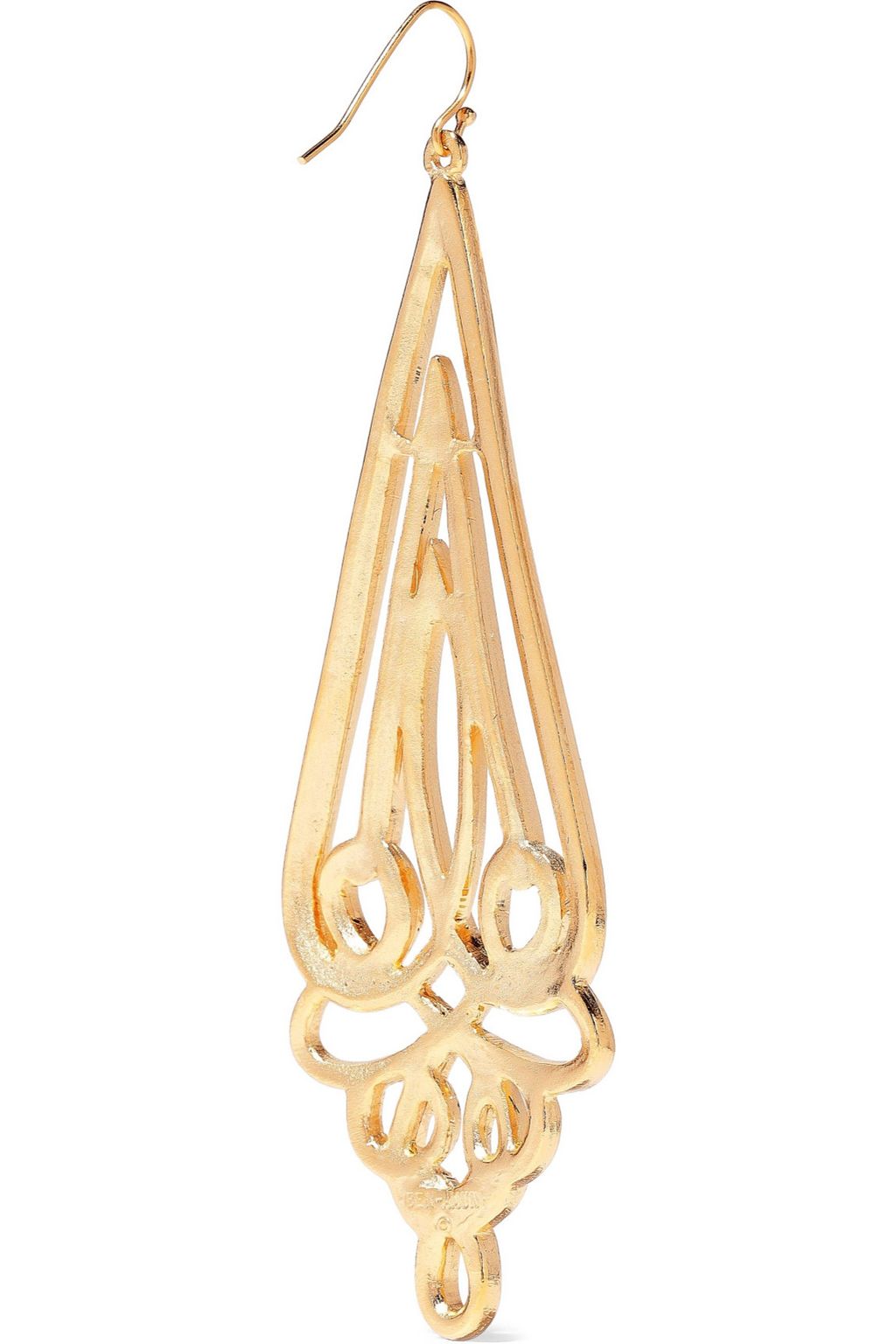 BEN-AMUN 24-karat gold-plated earrings