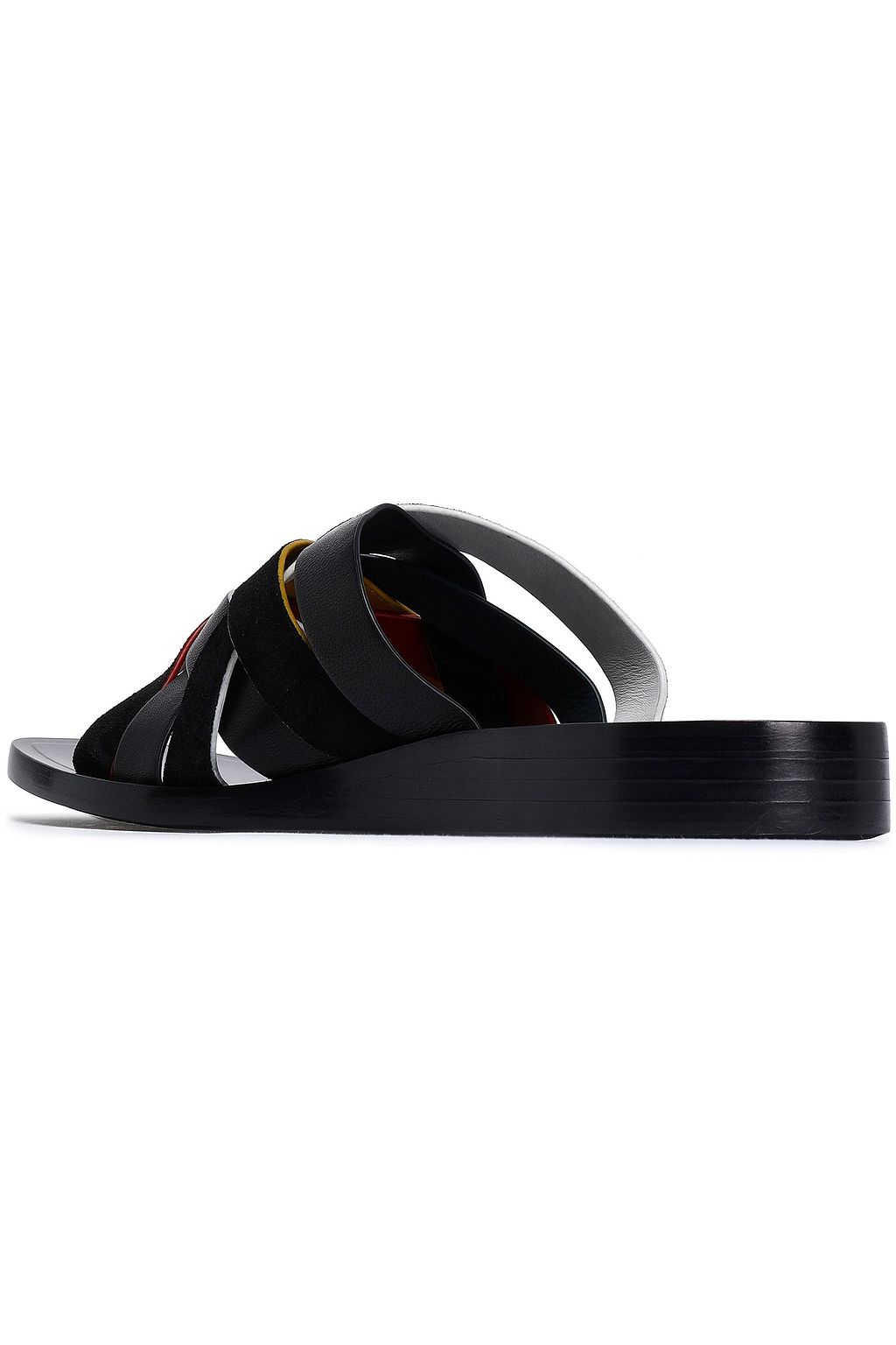 RAG & BONE Leather and suede slides