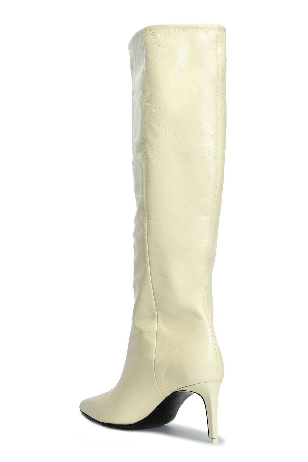 RAG & BONE Beha crinkled glossed-leather knee boots