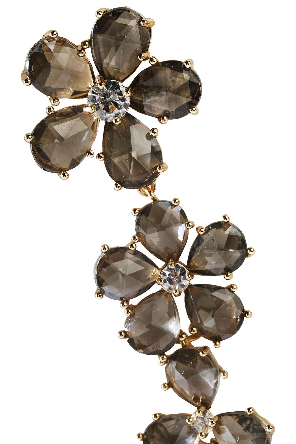 KATE SPADE NEW YORK Gold-tone crystal earrings