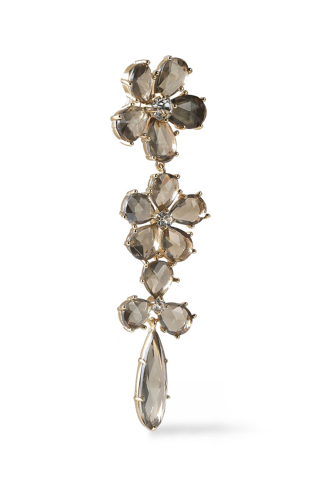 KATE SPADE NEW YORK Gold-tone crystal earrings