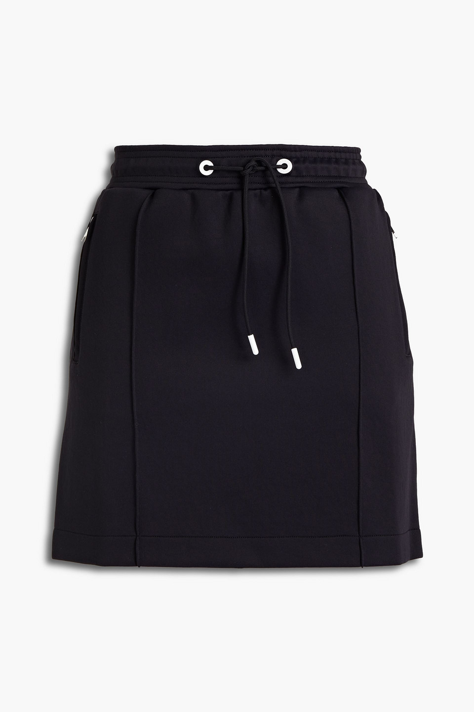 kenzo - embroidered neoprene mini skirt - black - xl