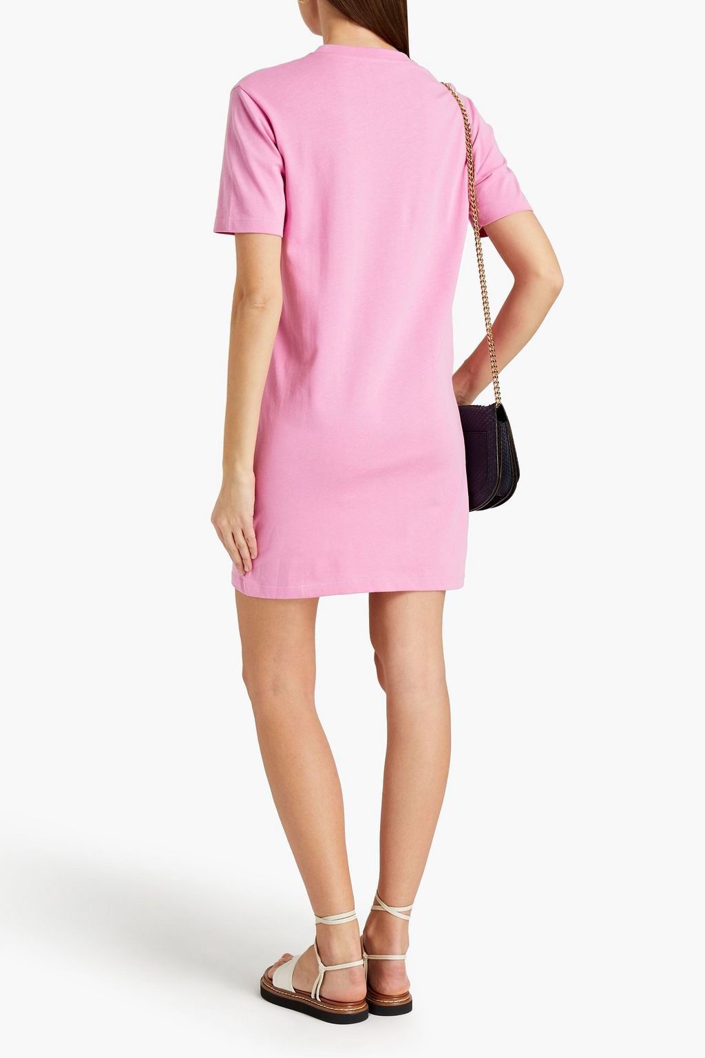 KENZO Embroidered cotton-jersey mini dress