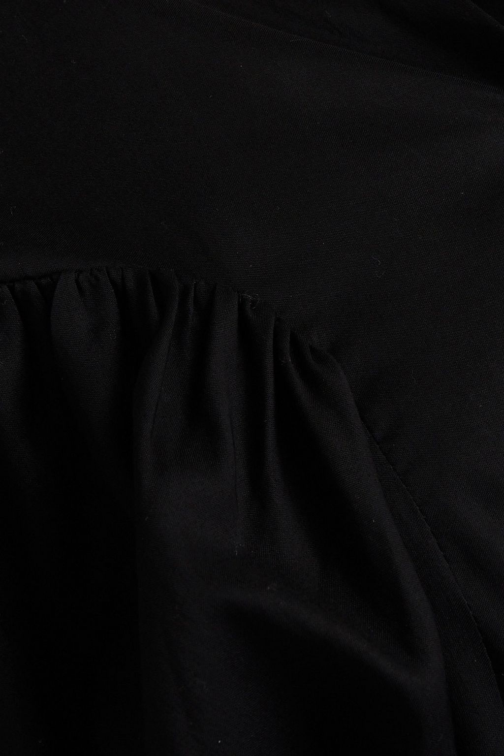 TOTEME Gathered Lyocell and cotton-blend blouse