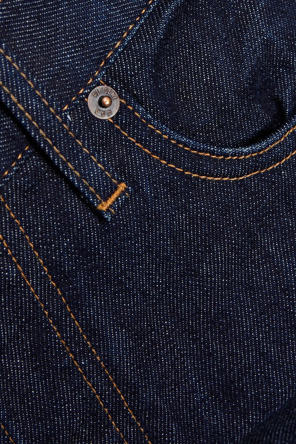 RE/DONE Slim-fit faded denim jeans
