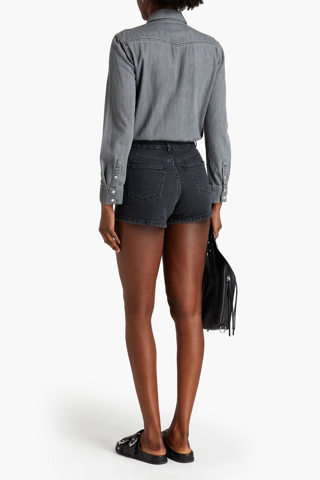 MAJE Denim playsuit