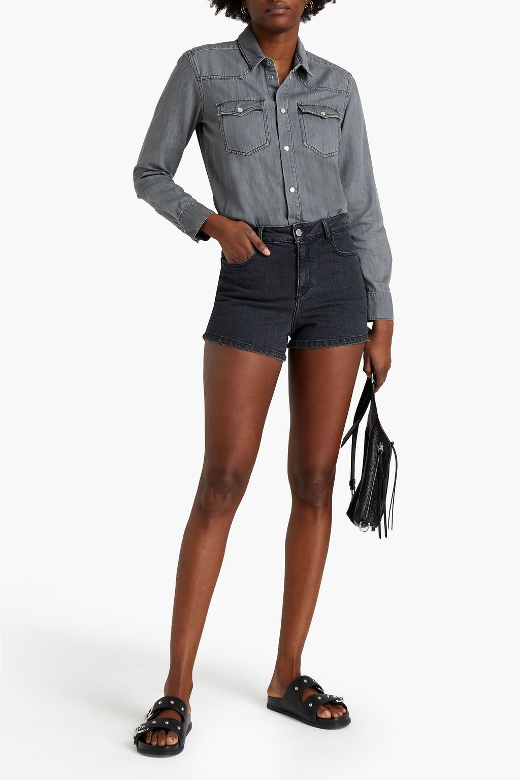 MAJE Denim playsuit