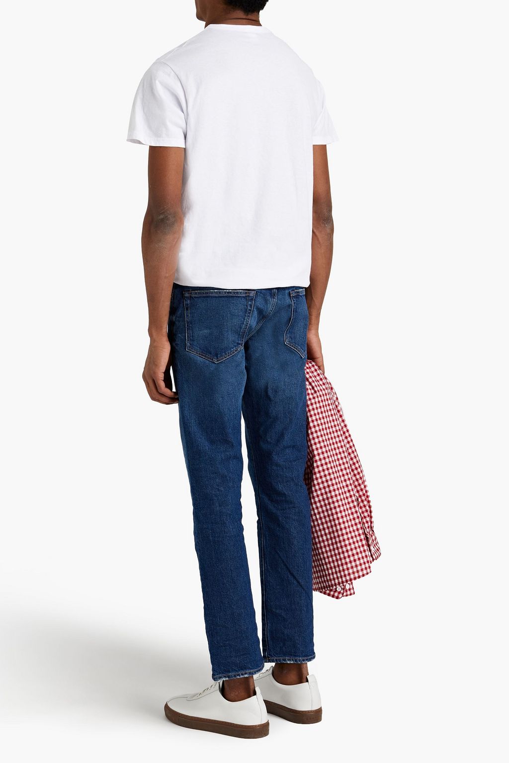RE/DONE Slim-fit faded denim jeans