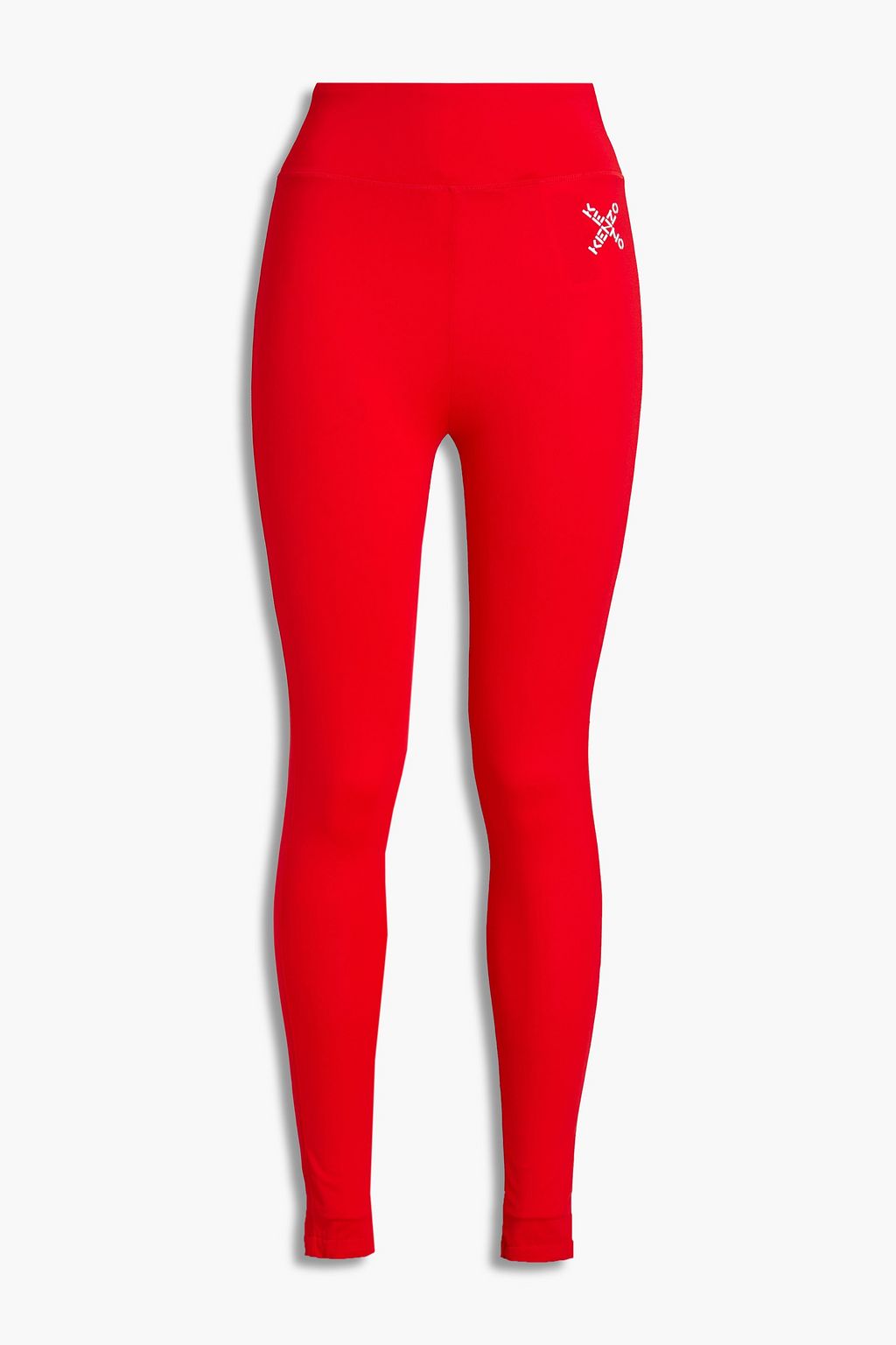 Red Logo-print stretch-jersey leggings 