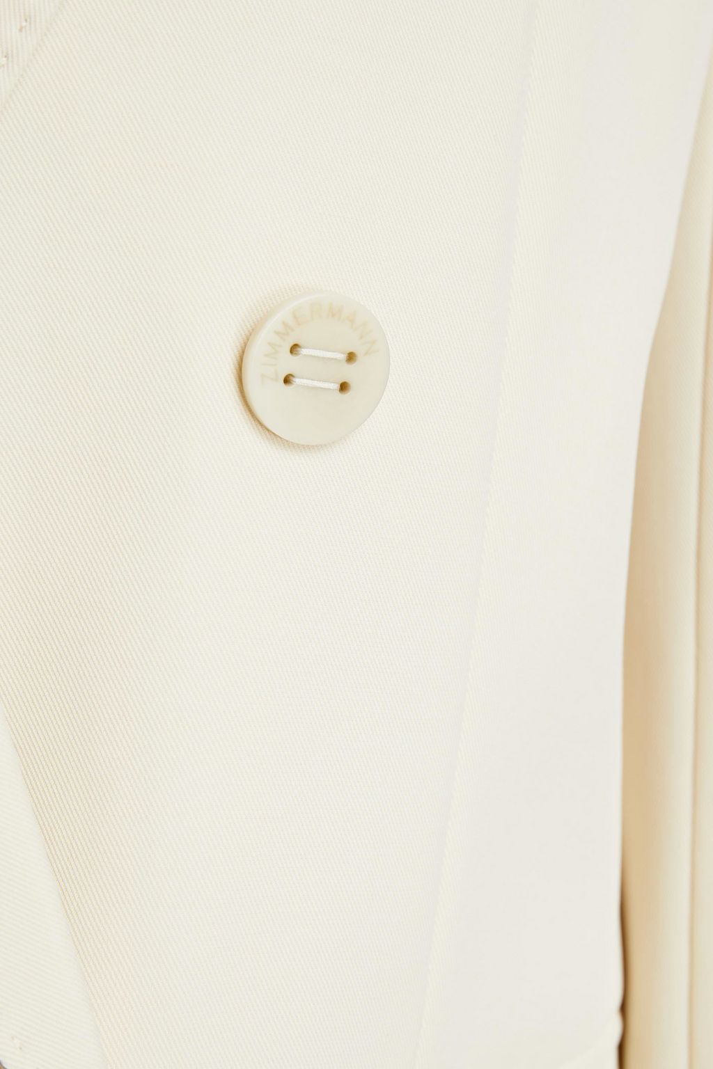 ZIMMERMANN Double-breasted wool-blend twill blazer
