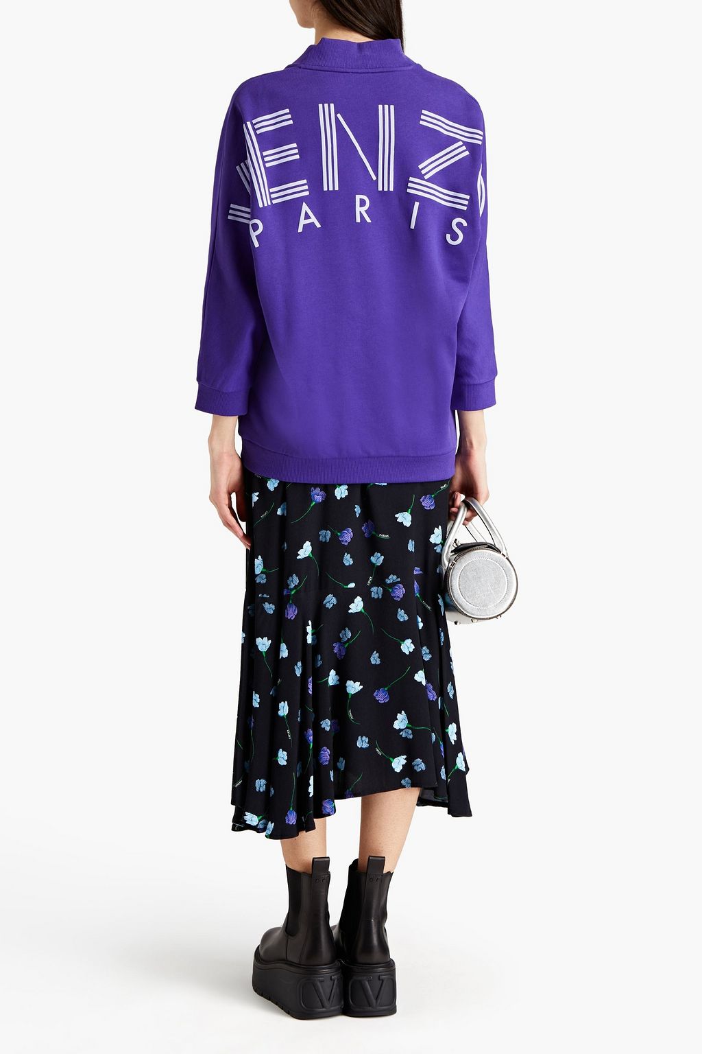 KENZO Logo-print French cotton-terry sweatshirt