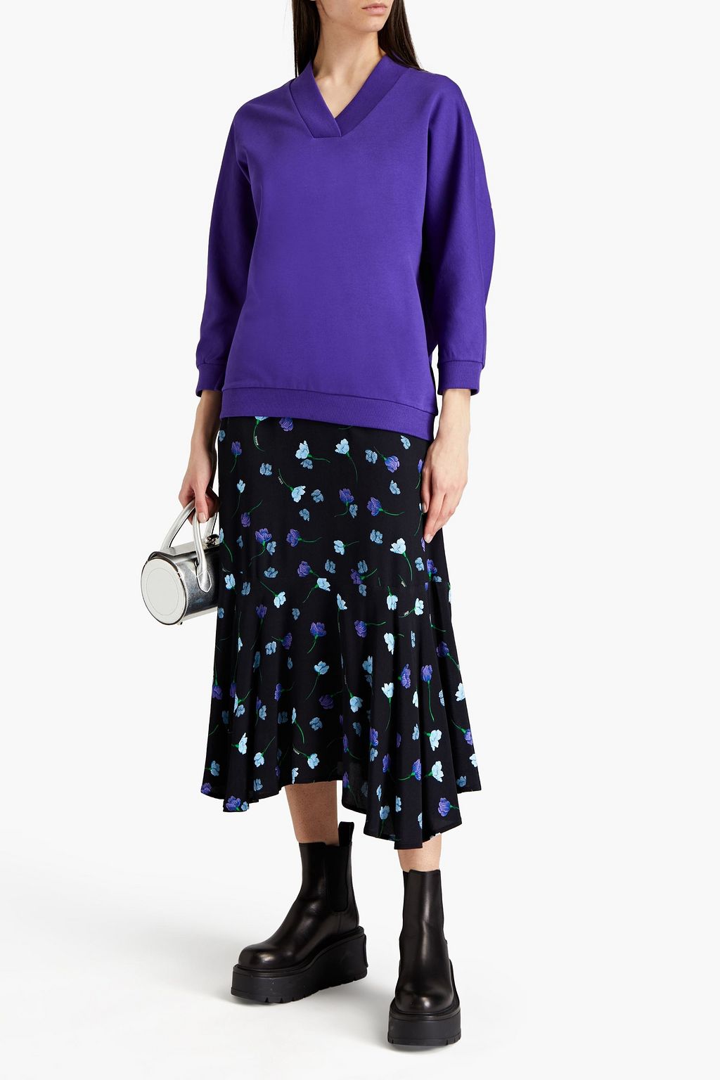 KENZO Logo-print French cotton-terry sweatshirt
