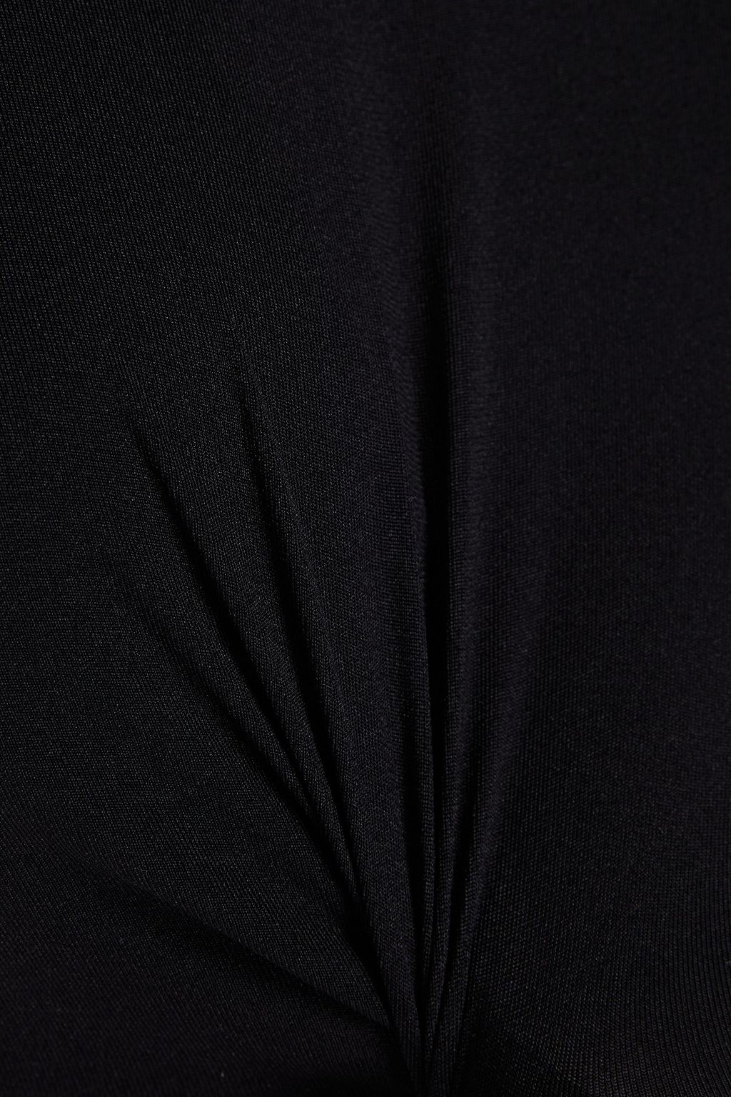 KENZO Mesh-paneled cropped stretch-jersey top