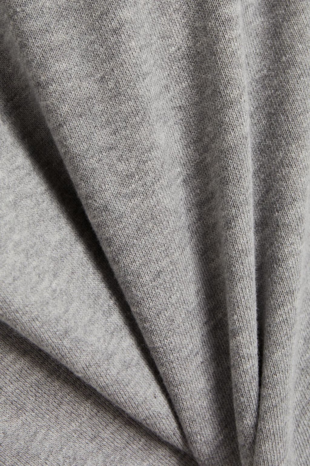 RE/DONE Mélange French cotton-terry sweatshirt