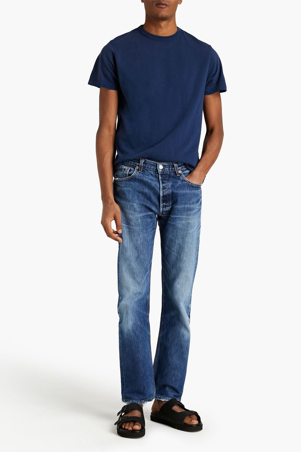 RE/DONE BY HANES Cotton-jersey T-shirt