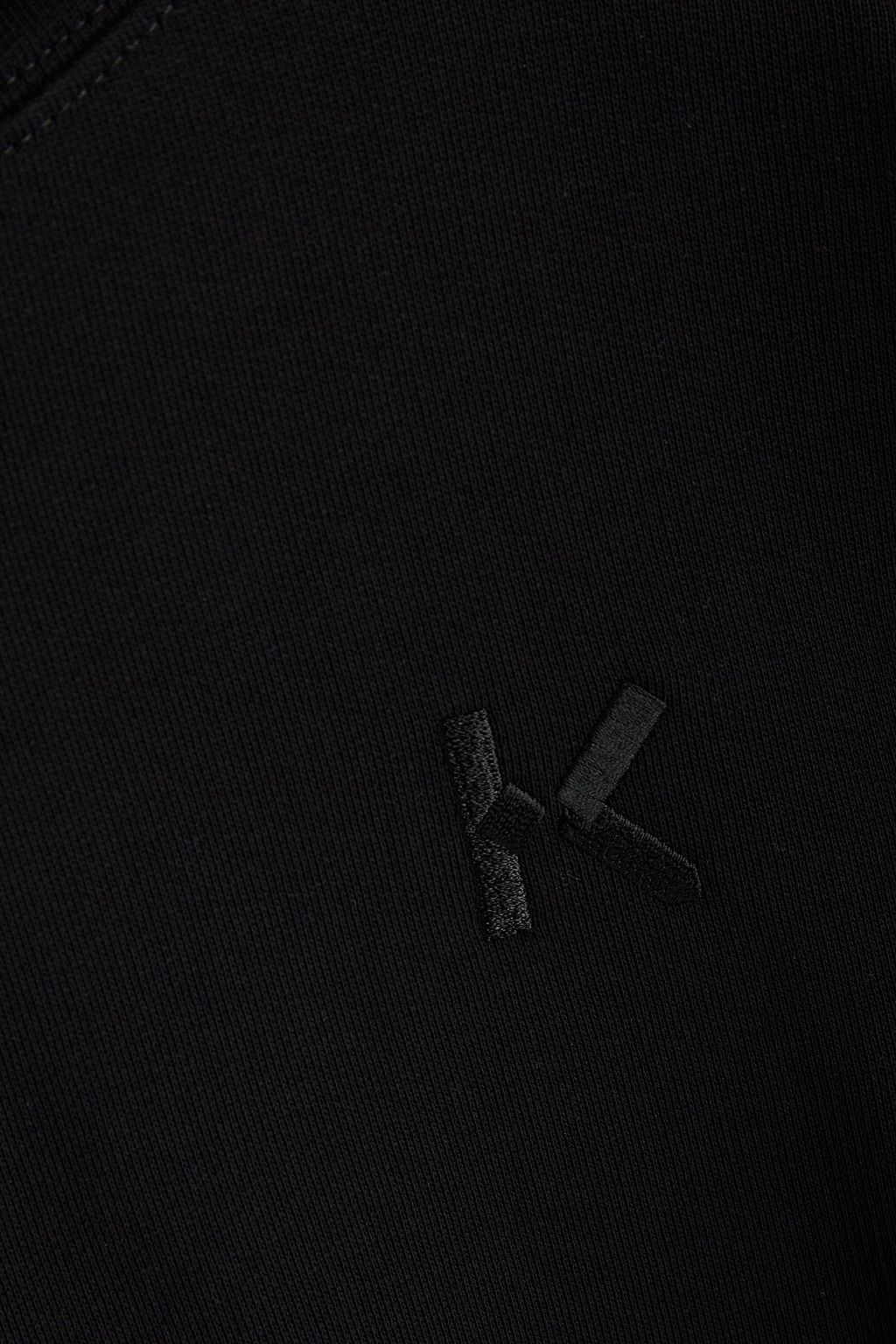 KENZO Embroidered cotton-fleece hoodie