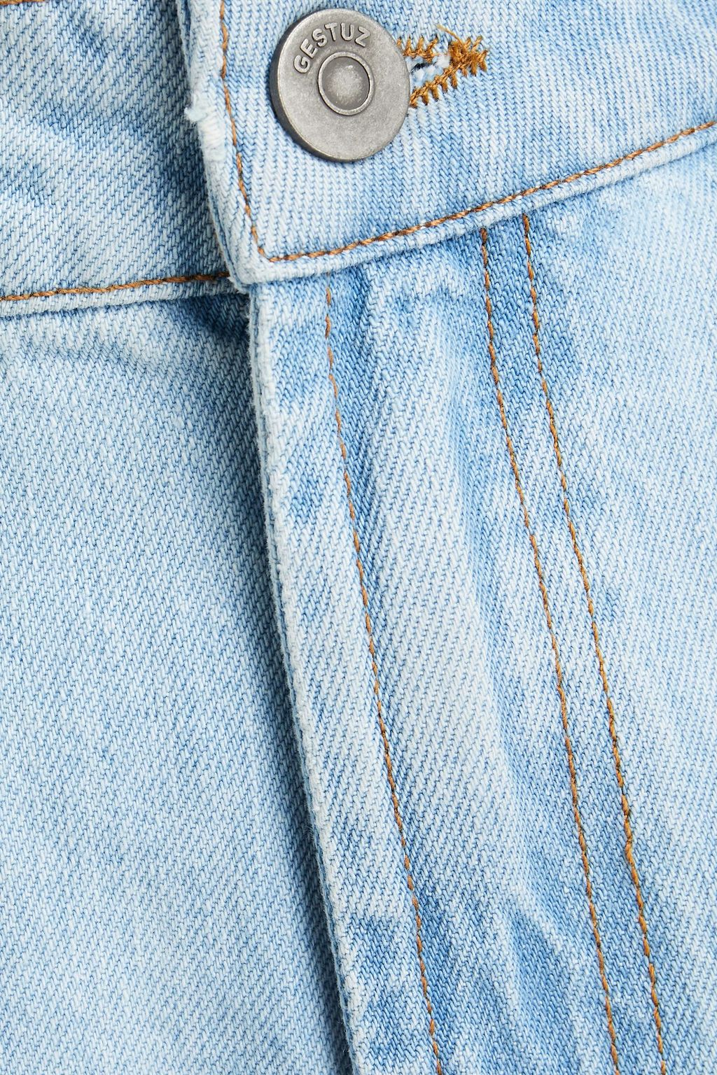 GESTUZ Dacy high-rise straight-leg jeans