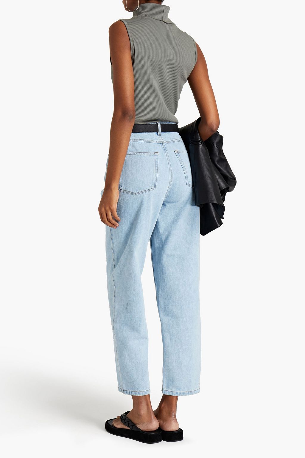 GESTUZ Dacy high-rise straight-leg jeans
