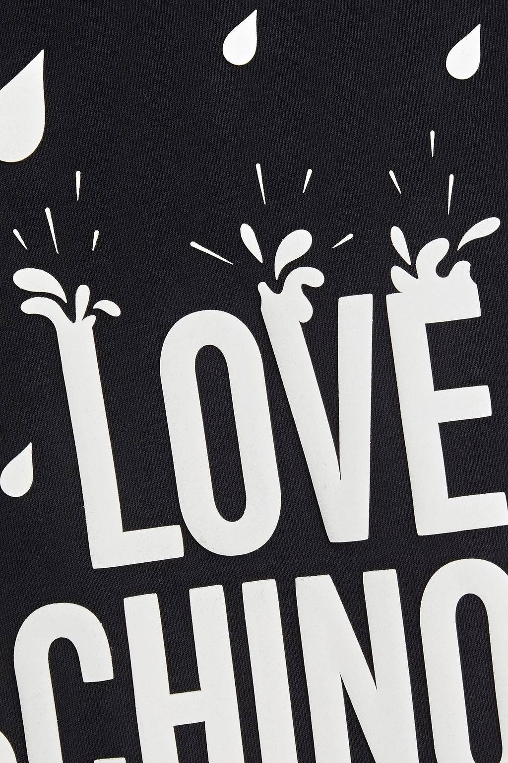 LOVE MOSCHINO Printed cotton-jersey T-shirt