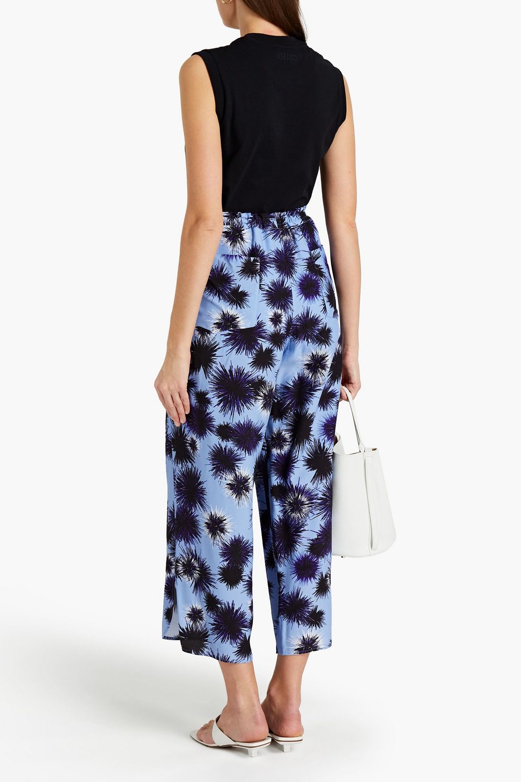 KENZO Printed cotton-jersey top