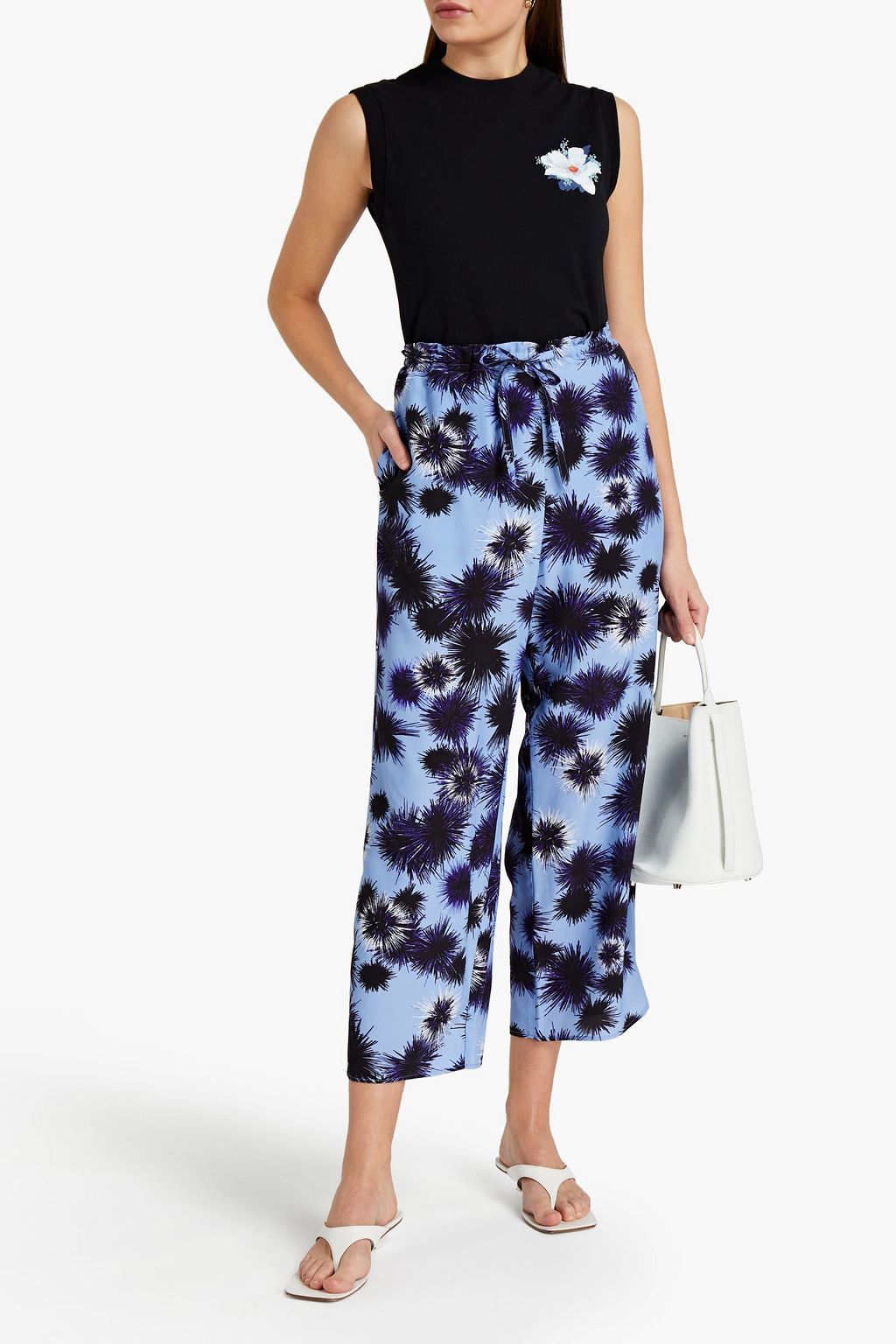 KENZO Printed cotton-jersey top