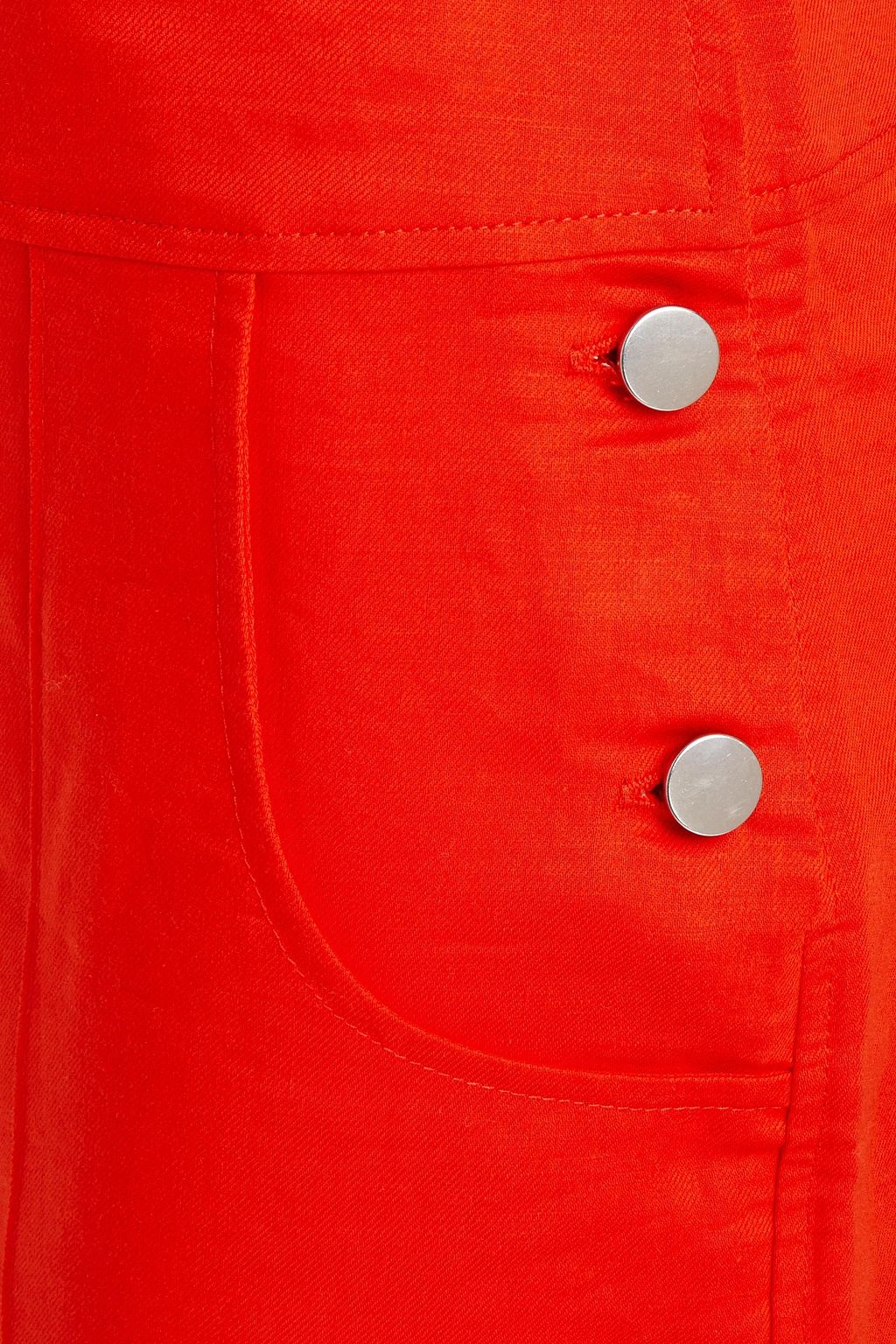 THE RANGE Linen and cotton-blend twill overalls