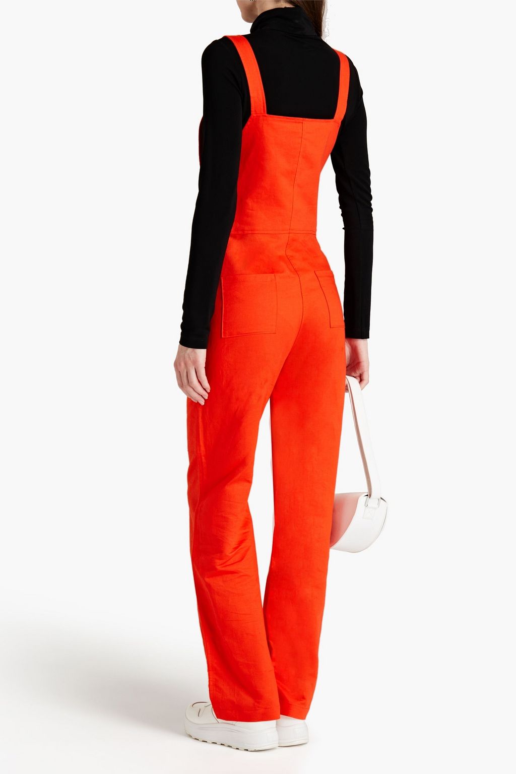 THE RANGE Linen and cotton-blend twill overalls
