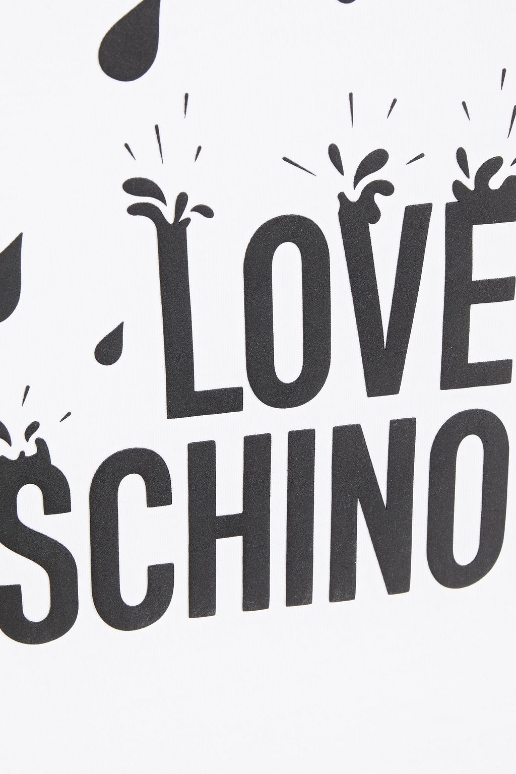 LOVE MOSCHINO Printed cotton-jersey T-shirt