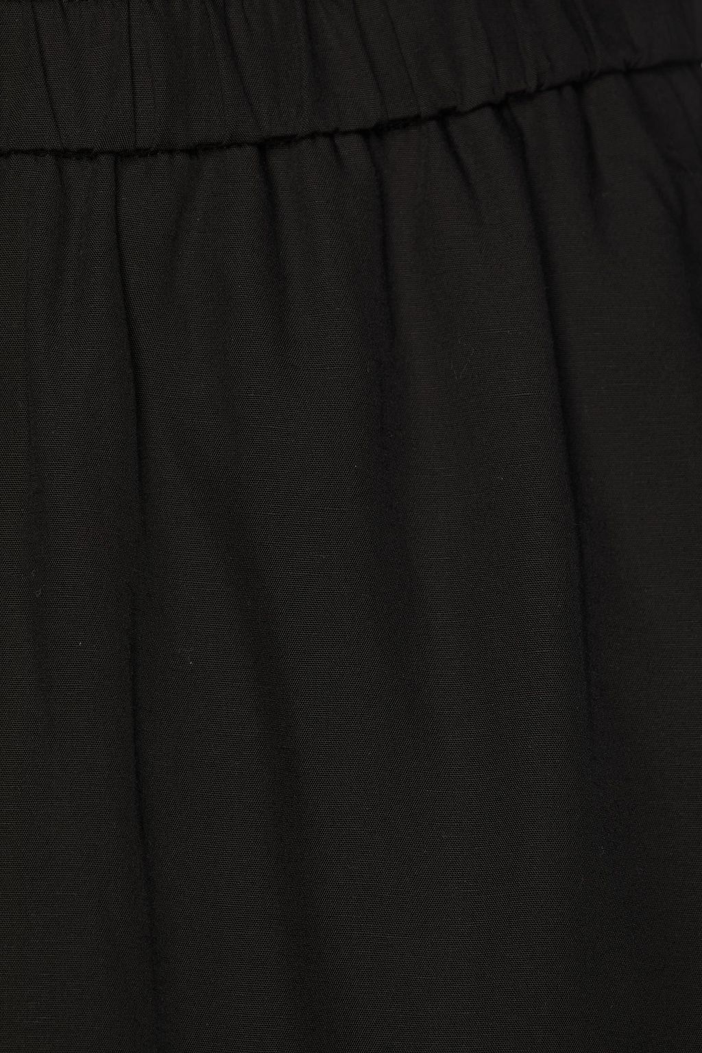 SAMSØE Φ SAMSØE Bansa ruffle-trimmed Lyocell and linen-blend midi skirt