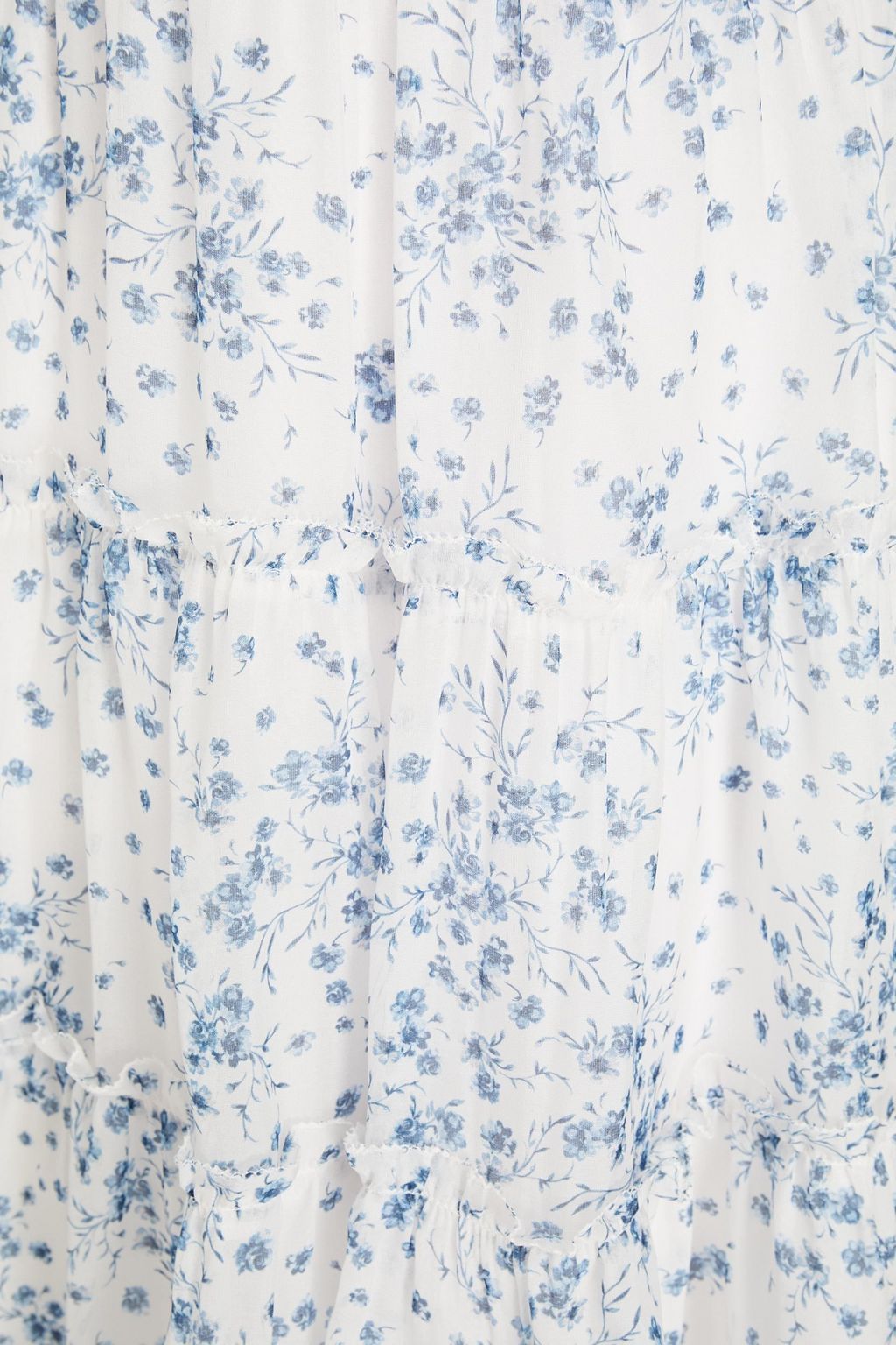 CAMI NYC Egle gathered floral-print silk-voile mini dress