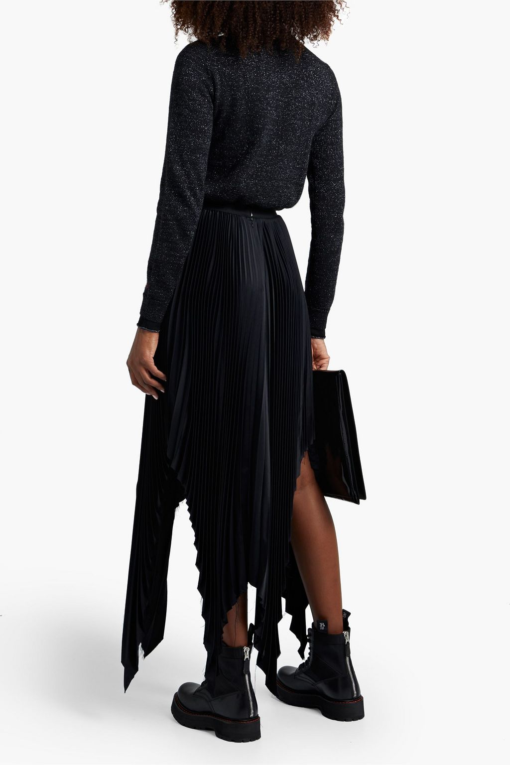 VICTORIA, VICTORIA BECKHAM Metallic knitted sweater